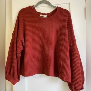 Mod Ref Orangey/Red Lightweight Sweater